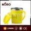 NEW colorful kids tbleware mugs stainless with lid