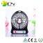 plastic air battery power portable cooling travel handheld rechargeable mini fan usb fan clock