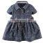 Summer baby and girl's cotton demin dress