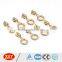hot sale ring puller light gold autolock metal zipper slider