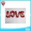 Valentine's day 2016China mamufaturer heartshape balloon stand for party decoration