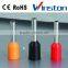 Electrical German E Type Insulated Cord End Terminal ,pre-insulated cord end terminals,copper PVC insulated terminals                        
                                                Quality Choice