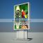 Outdoor street advertising screens to advertising