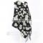 cheap woven 100% acrylic scarf lady