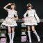 Slim Pink Cotton Floral Lace Sweet Lolita Dress 81068