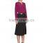 Lady's bonded plain dyed fashion skirt