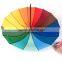 Promotional High Quality Auto Open Straight Rainbow Umbrella, Fashion 16 K Colorful Rainbow Golf Umbrella                        
                                                Quality Choice