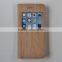 New arrival flip phone case holster with wood grain