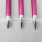 2016 Stock Cheap Rose Red Plastic Ball Pen Made In China