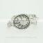 latest lady luxury quartz MOP dial crystal watch