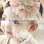 New Pink Lace Flower Hair Band for Girl Lovely Patterns Headband Quality Choice