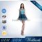 Bandage Beaded Crystal Blue Short Sexy Ladies Formal Dress Patterns