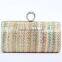 OEM YIWU factory best selling fashiona straw indian ladies evening bags