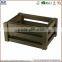 Vintage color antique used wooden wine crate wood fruit crate wooden vegetable storage box