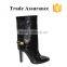 fashion sexy women half snow boots and animal sex