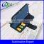 Factory price Blank Sublimation Mobile phone holster Litchi grain Sublimation phone cover for Microsoft Lumia 550