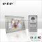 7 inch aluminum Color Video Door Phone/ Door Bell/intercom with intercom, unlocking and monitor function support 2 apartments