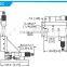 MPV65-5CM/+-12.7mm travel/multidimensional manual stage for lab/laser manual stage