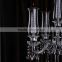 Hot sale!New 5 arms crystal glass candelabra centerpiece wedding wholesale