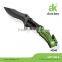Pocket knife with Half serrated Blade outdoor rescue survival Army Pocket knife with Led light & glass breaker