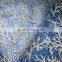 2015 fashion royal bule African french net tulle lace fabric mesh lace