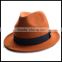 Wholesale Fashionable Custom light grey tribby winter Wool Felt Hat trilby winter Fedora Hat