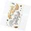 Jewelry Style Top Seller Temporary Metallic Tattoo Sticker for Wholesale