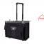 New product Soft nylon 2-wheels rolling make up bag beauty trolley case