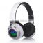 blue tooth headphones with 3.5mm line-in,foldable with leather earpad, wilress music headphone