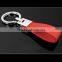 Creative Round Alloy Metal Keyring Belt Buckles Blank Black Leather Strap Cord Leather Metal Keychain