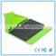 Green Wireless Bluetooth Mini Keyboard Case with Built-in Touchpad air mouse for win 8 tablet