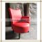 Latest Red Pu living room chairs (AL101)