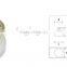 50ml face cream glass jar lotion skin cream jar cosmetic