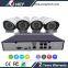 4pcs Outdoor 2mp ir ip poe camera 4ch nvr kit home security system