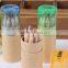 Promotional sharpener including hot selling 12 color pencil set