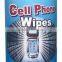 LCD cleaner, screen wet wipe cleaner, in tube canister pack