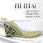 FH123 ABS heels for lady shoes