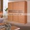 Customized acid resistant easy to clean colorful wood furniture wardrobe cabinet