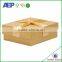 cheap price paper gift box with clear pvc window