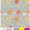 JY-3640 Laminated PVC tablecloth with non-woven/flannel backing( golden/silver partial printing)