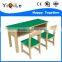 Children Plastic Table Chair Table Furniture Wooden Children Desk and Chair