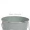 Garden decor Hanging grey bucket Candle Holder lantern