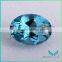 Wuzhou hotsale AAA garde 120# oval zircon blue spinel gemstone