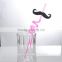 2016 Promotional plastic mustaches straw