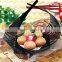 cheap plastic portable willow hexagon tray