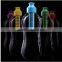 filtered PE bottle 550ml water bottle/sport PET bottles for drinking/flip lid and crew lid water bottles