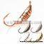 different size wholesale Tiny Caterpillar tungsten ice fishing jigs