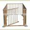 With opening gate playpen baby pine