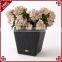 Multi designs polyurethane wicker woven home goods flower pots
