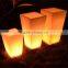 rechargeable led flower pot with color changing oriental flower pots for whloe sale